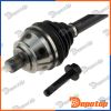 Demi-Arbre de Transmission ATM droite pour AUDI | NPW-AU-021, 600ST87